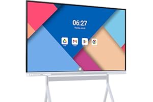 NEWORK 65 Inch 4K Smart Board - Google EDLA-Certified Interactive Whiteboard, Android 14, 50-Point Touch, Wireless Casting - Digital Whiteboard for Classrooms & Hybrid Offices (Board Only)
