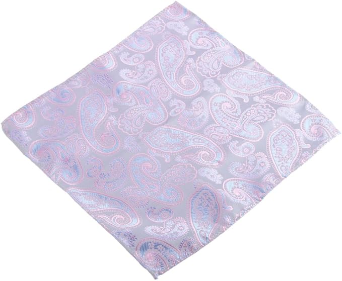 Amazon ノーブランド品 男性 紳士 花柄 ポケット ハンカチ ポケットチーフ ハンカチーフ 高品質 全21色 ピンク ポケットチーフ 通販