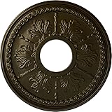 Ekena Millwork Tirana Ceiling Medallion, Green Gold