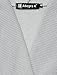 Allegra K Lady Dolman Sleeve Pullover Button Decor Tunic Knit Shirt M Light Grey