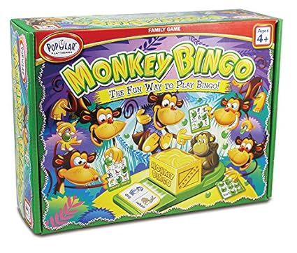 Popular Playthings Monkey Bingo Card Game