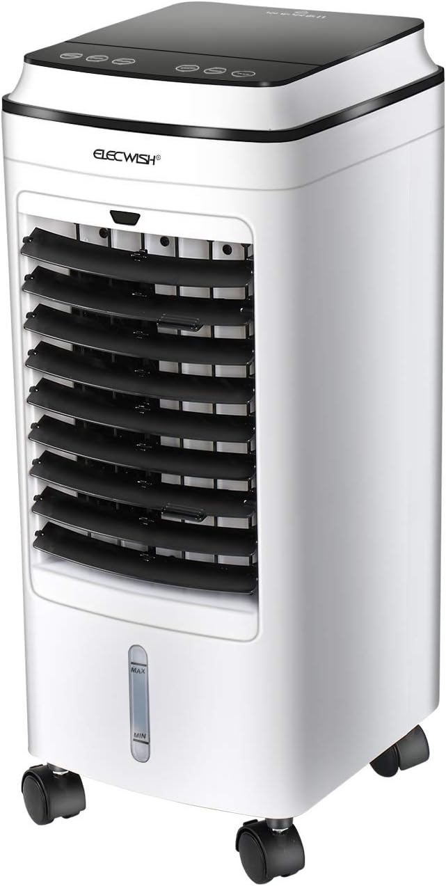 YUSING Evaporative Air Cooler,Air Conditioner Cooler with Fan & Humidifier,3 Wind Modes,Portable air Cooler with Remote for Home,Office