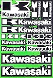 Kawasaki Decals Stickers Motorcycle Vinyl Graphic Set