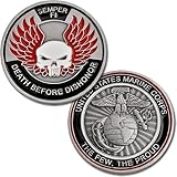 Marines Death Before Dishonor Challenge Coin