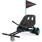 Gotrax Hoverboard Seat Attachment for 6.5"/8.5"/10" Self Balancing Scooter | Kart Seat Accessory, Multi-Fit, Adjustable Frame, Easy Assembly&amp;Handlebar Control, Ergonomic Seat, Singe Tube, for Kid/Adult