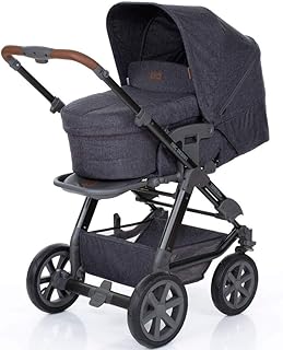 ABC Design Kombi Kinderwagen Tereno 4 Air mit Babywanne und Sportwagen Buggy Aufsatz | Kinderwagen-Set mit Luftreifen und verstellbarem Schieber - Street
