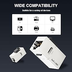 iwillink 10Gbps CAT7 Coupler RJ45 Keystone Shielded