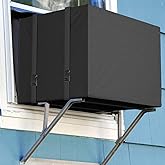 Air Conditioner Cover for Window Outside, Ac Unit Covers Outdoor | Window Ac Covers Outdoor Heavy Duty Waterproof Defender with Adjustable Strap Winter Small Size, 21"x16"x15"