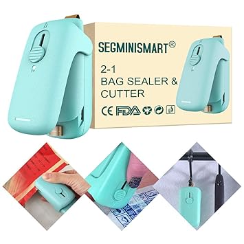 SEGMINISMART Mini Bag Sealer, Máquina de Sellado en Caliente ...