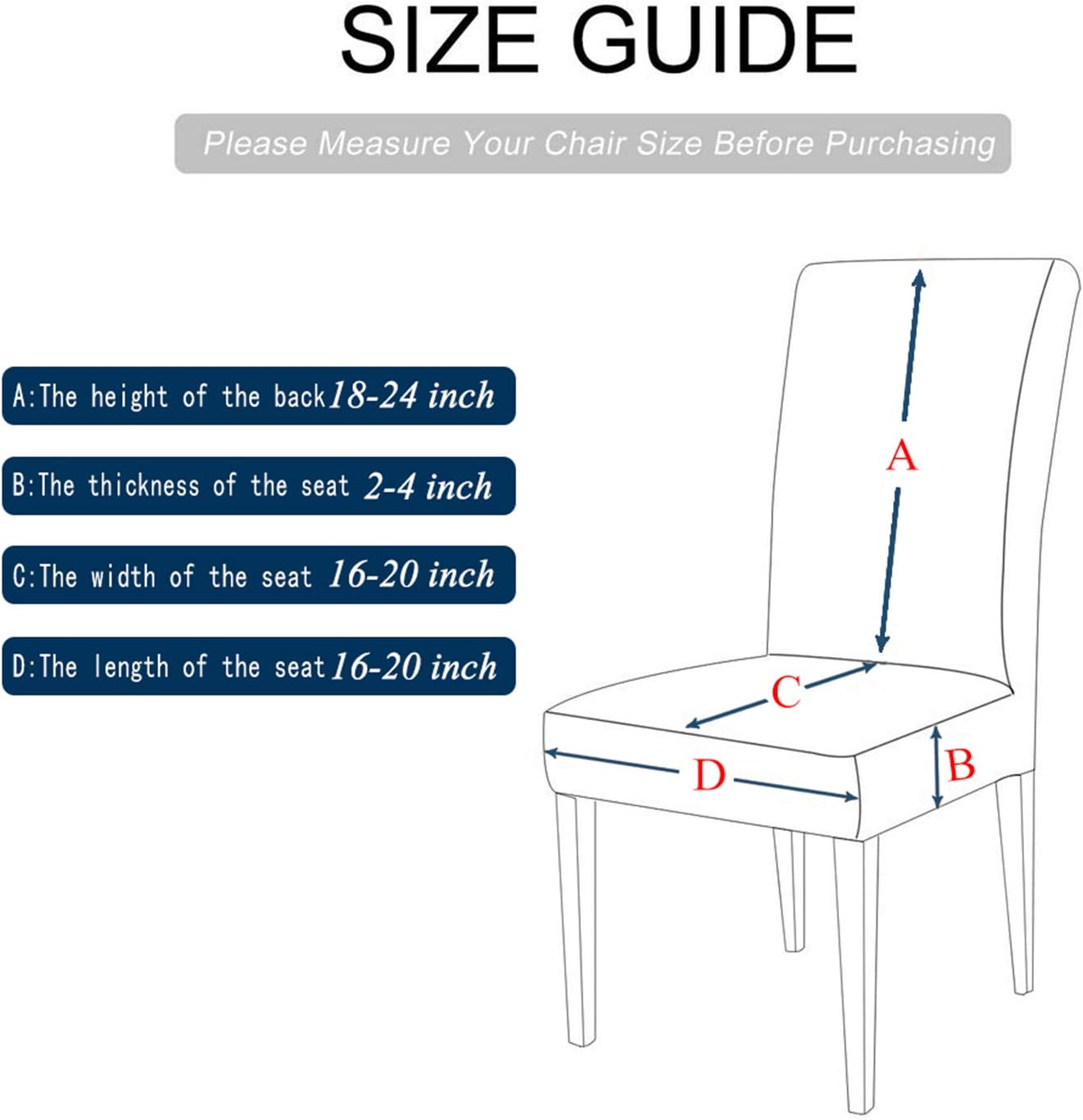 Muuyi Chair Cover Stretch Chairs Slipcovers Seat Slipcover Christmas Furniture Protector for Dining Room Ceremony Hotel , ChrismasBell - 4Pack: Kitchen & Dining