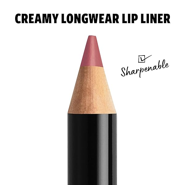 NYX PROFESSIONAL MAKEUP SLIM LIP PENCIL, LONG-LASTING CREAMY LIP LINER – PLUM