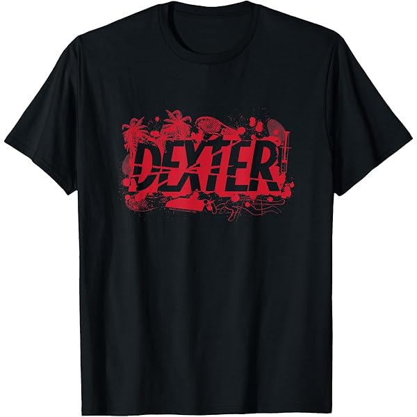 Amazon.com: Dexter Splatter Logo T-Shirt : Clothing, Shoes & Jewelry