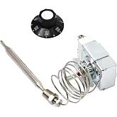 Mhrxusd RX-1-36 Thermostat 60125401 for Fryer 1/4" Mpt Stuff Box | for Deep Fryer, Compatible with Pitco 60125401, for Royal Range 3113, 200-400F