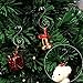 Homemaxs Ornament Hooks Christmas Ornament Hangers 2 Inch S Hooks Christmas Tree Hanger for Christmas Decorations 100 Pack, Silver
