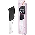 F3 Systems S-Line Emery Foot file, Colossal Double-Sided Pedicure Tool, Effective for Cracked Heel, Ergonomic Design for Easy Grip
