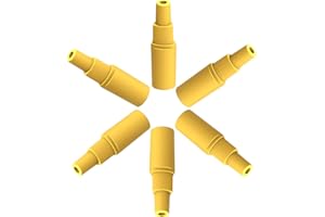 BabyValley New Version Backflow Adapter for Spectra S1, Spectra S2, Spectra 9 Plus Pump to Use with Medela Breastshield Parts; Connects Between Medela Flange and Spectra Backflow Protector (yellow6)