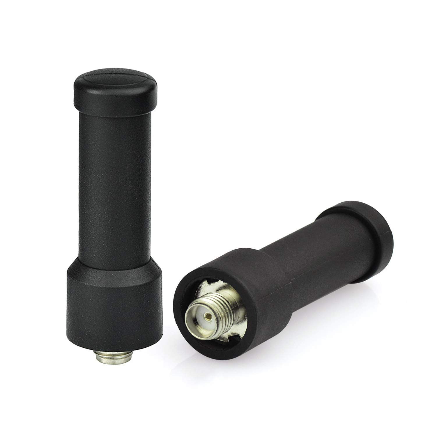 Bingfu Dual Band VHF UHF 136-174MHz 400-460MHz Handheld HT Walkie Talkie Two Way Radio SMA Female Flexible Rubber Aerial Antenna (2-Pack) Compatible with Baofeng BF-F8HP UV-5R UV-82 BF-888S