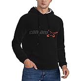 PBFDCPA Can and am Men'S Casual Pullover And Long Sleeve Hoodie With Hat Pocket Shirt Black