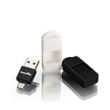 [USB & Micro USB 2 in 1] Rocketek Mini Micro SD Card Reader / OTG Adapter for Android Smartphone Tablet and PC with Silcon Case