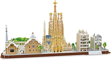 CubicFun City Line Barcelona 3D Puzzle