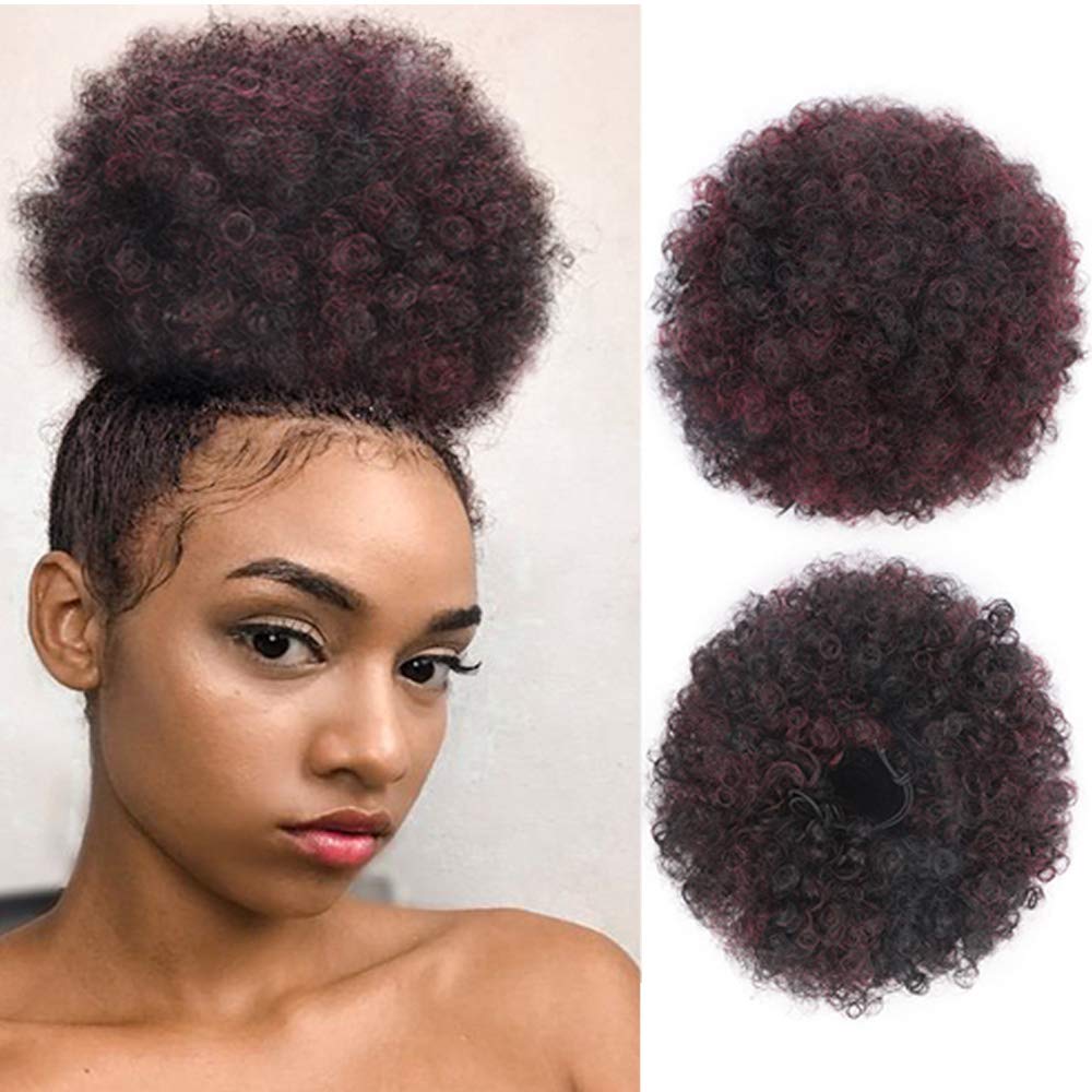 Amazon Com Aisi Queens Synthetic Afro Puffs Drawstring Ponytail