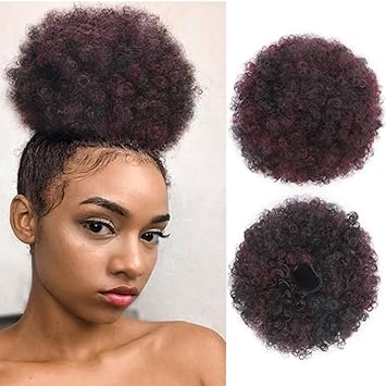 Amazon Com Aisi Queens Synthetic Afro Puffs Drawstring Ponytail