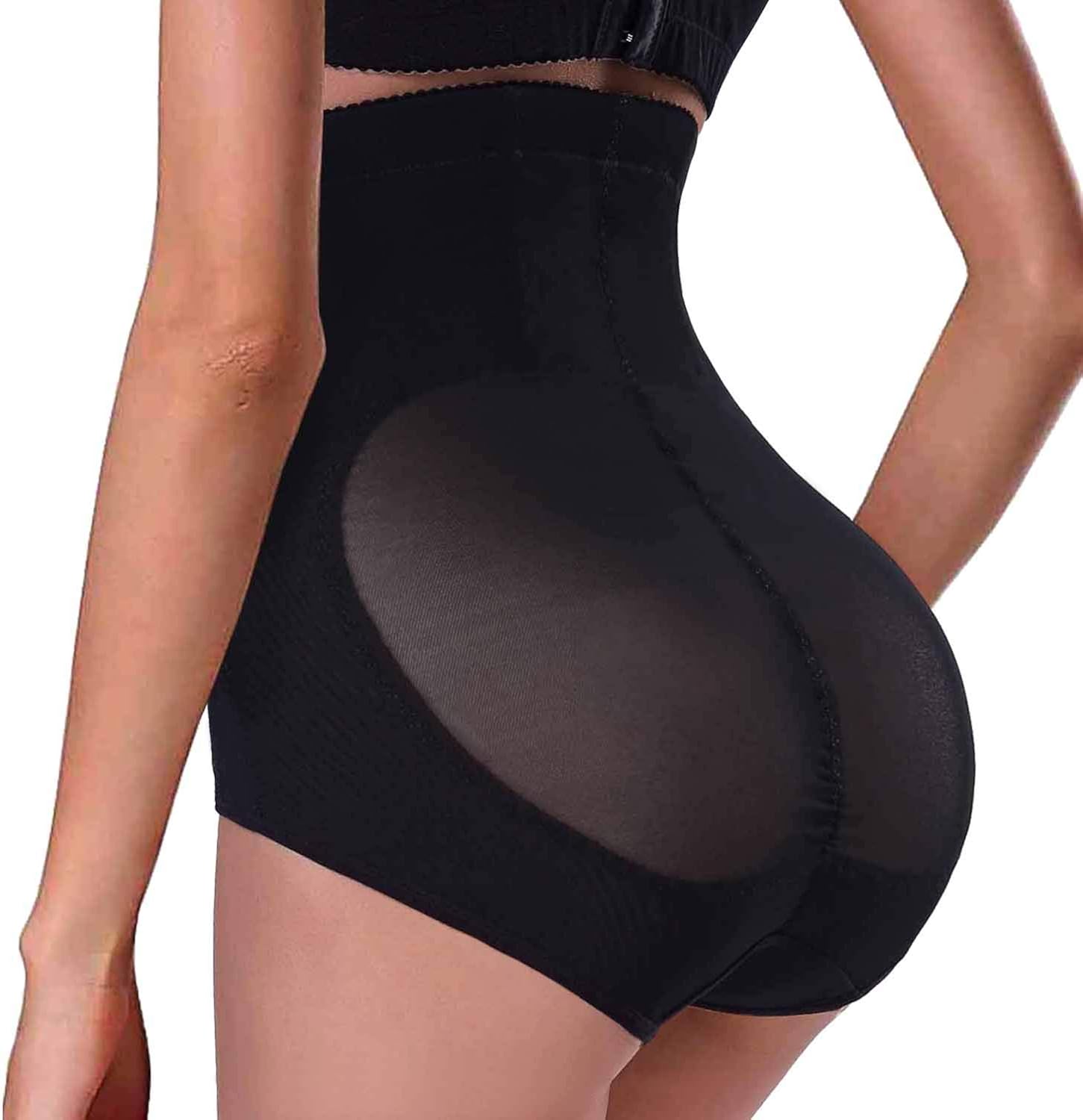 Nebility Women Butt Lifter Shapewear Hi-Waist Double Tummy Control Panty Waist Trainer Body Shaper at  Women’s Clothing store