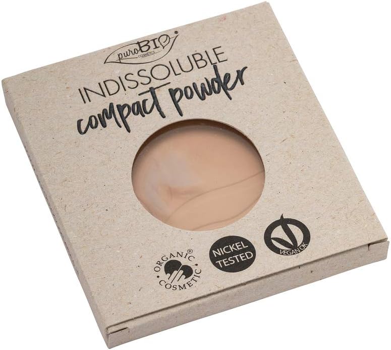 PuroBio Indissoluble Compact Face Powder Refill, No. 04 Warm