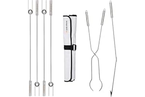 Solo Stove Roasting Sticks and Fire Pit Poker - Firewood Accessories for Outdoor and RV Fire Pits