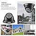 ZOSI 720P HD 1280TVL Hybrid 4-in-1 TVI/CVI/AHD/960H CVBS Security Surveillance CCTV Camera High Resolution Weatherproof Cameras 65ft IR Distance, for HD-TVI, AHD, CVI, and CVBS/960H Analog DVR(Black)