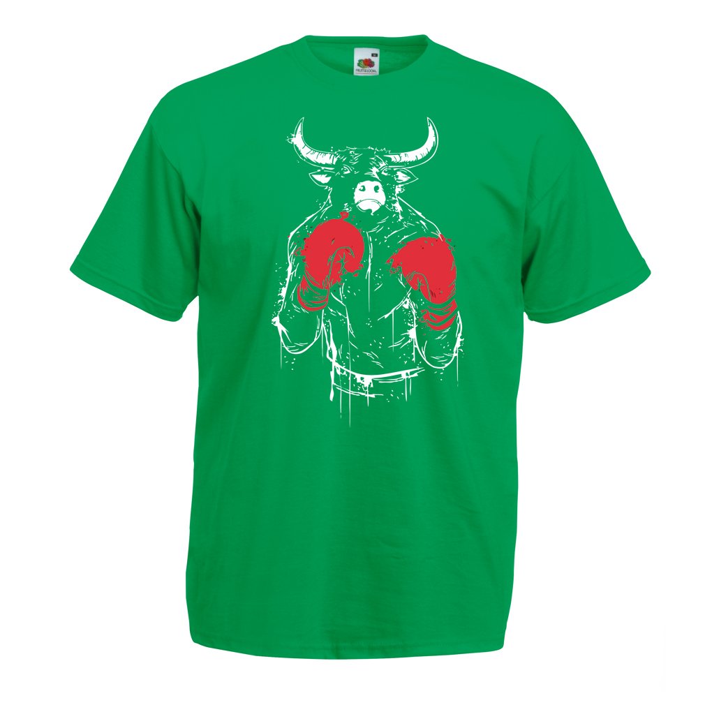 T Shirts For Bull Fighter With Boxing Gloves Muscle Shirt 7852 Jznovelty