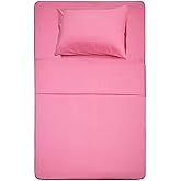 Best Season 3 Piece Bed Sheet Set (Twin,Peach Pink) 1 Flat Sheet,1 Fitted Sheet and 1 Pillow Cases,100% Brushed Microfiber 1800 Luxury Bedding,Deep Pockets,Extra Soft & Fade Resistant