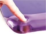 Fellowes Crystals Gel Mouse Mat Wrist Support Purple - Non Slip Base view 6