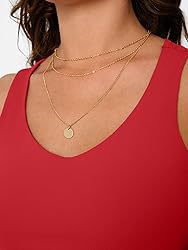 Trendy Queen Womens Tank Tops Double Lined Crop