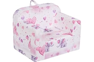 Givjoy Toddler Chair - Comfy Kids Sofa Lounger for Bedroom, Convertible Couch for Girls & Boys, Reading Chair