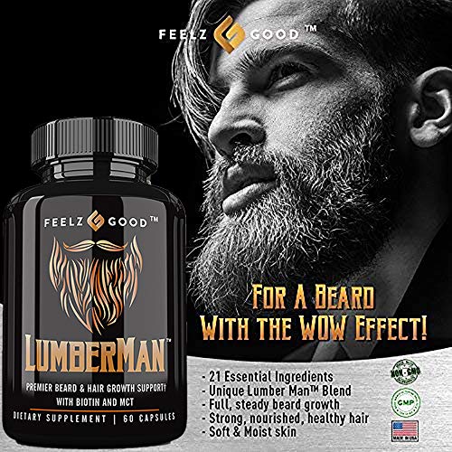 Lumberman™ Premier Beard Growth & Hair Growth Vitamin Formula Beard