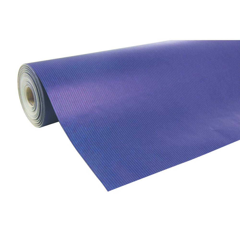 Clairefontaine 507513C - UniColour Blue France Recycled Kraft Paper Roll - Dimensions: 50x0,70m - 60g - Colour: Blue France - Recycled paper, ideal for gifts