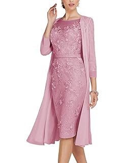 mother of the bride dress and long jacket