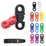 50 Pack Assorted 5mm Breakaway Clasp, Mini Paracord