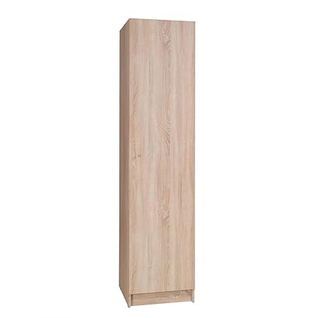 Mirjan24 Kleiderschrank Maxim M14, Garderobenschrank, Drehtürenschrank mit 6 Einlegeböden, Hochwertige Qualität, Regal (Eiche