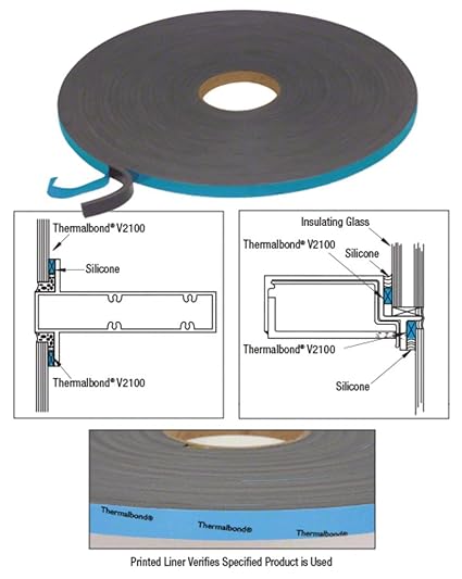 Crl 1 4 X 1 Norton V2100 Thermalbond Structural Glazing Spacer