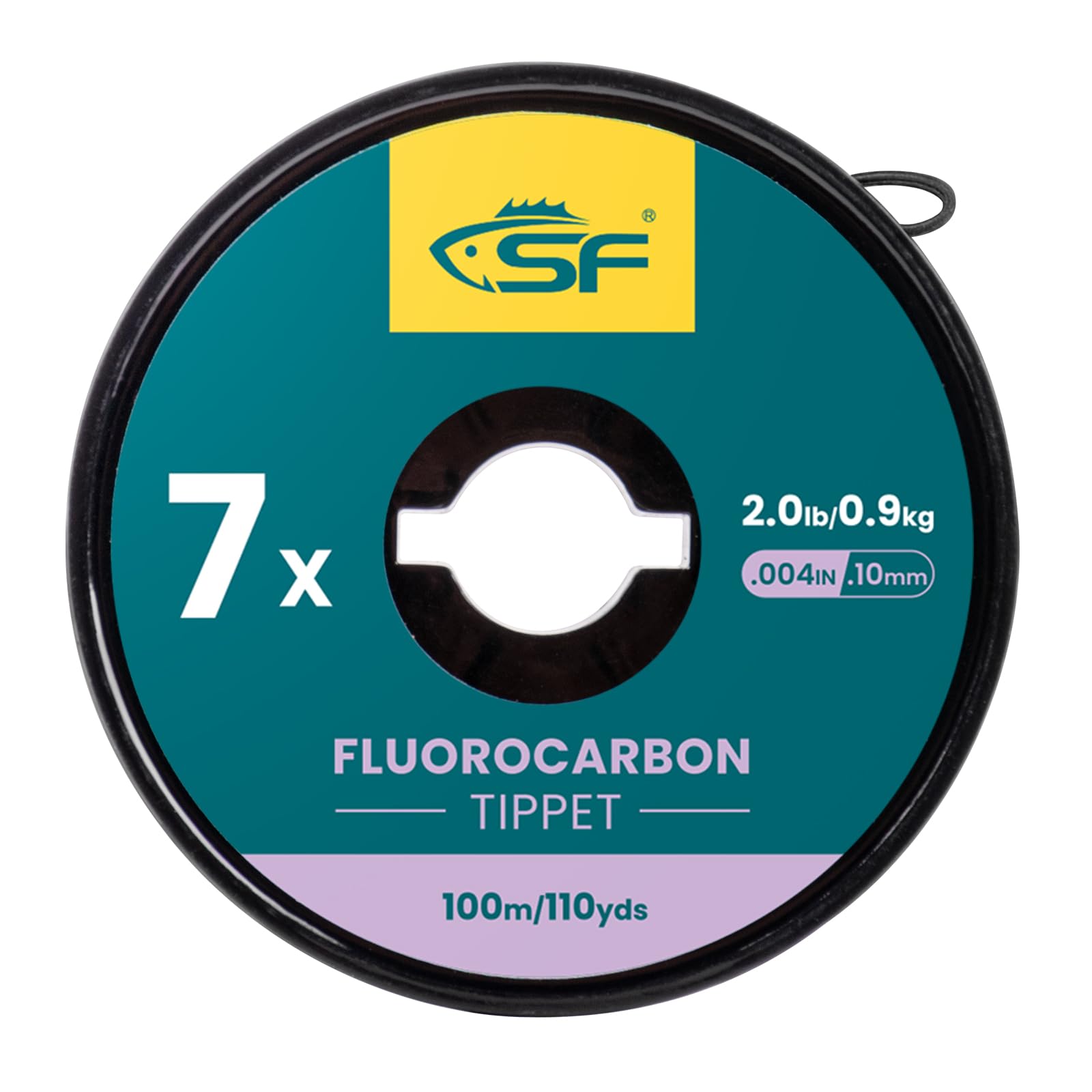 SF Clear Fluorocarbon Tippet Line Fly Fishing Tippets Leaders Trout Line 100M # 7X