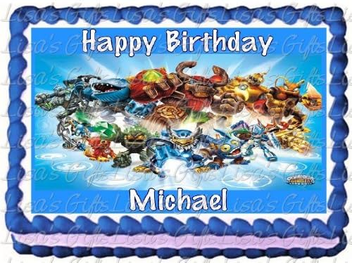 Skylanders Edible Image Cake Topper - 1/4 Sheet