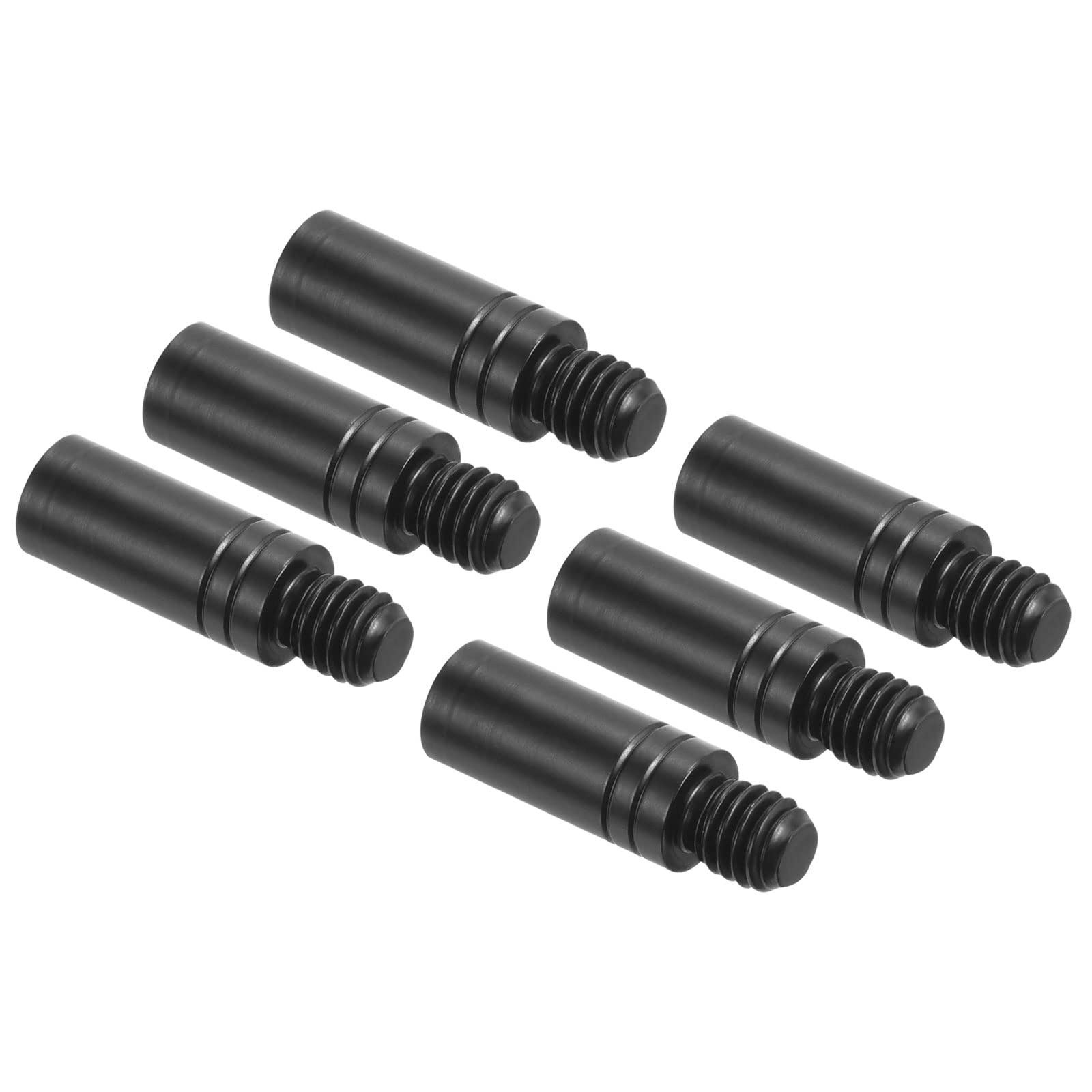 PATIKIL 3g Copper Dart Weight Add Accentuator 6 Pcs 14mm Length 2BA Thread Darts Weight Adjuster Dart Accessories Black