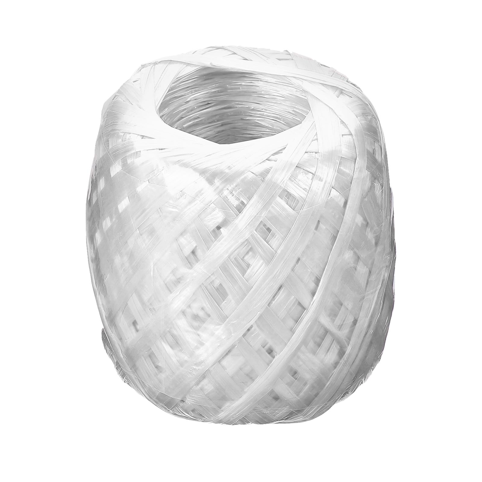 PATIKIL 125m/410Ft Polyester Nylon Plastic Rope, Twine Household Bundles Ropes Roll for Gardening Packing Crafting DIY, White