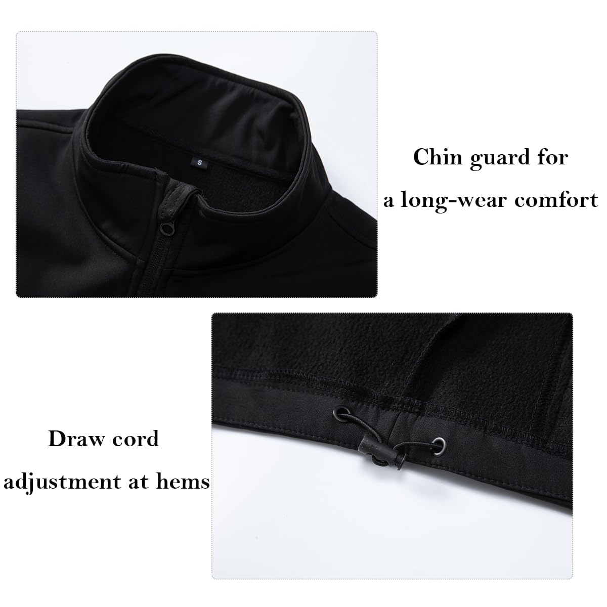 Msmsse Men's Outerwear Lightweight Vest Standing Collar Puffer Sleeveless Jacket for Hiking Running Golf Black 4XL