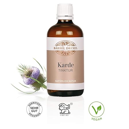 BÄRBEL DREXEL Karde Wurzel Tinktur (100ml) Gelenke Muskeln 100% Vegane Herstellung Deutschland