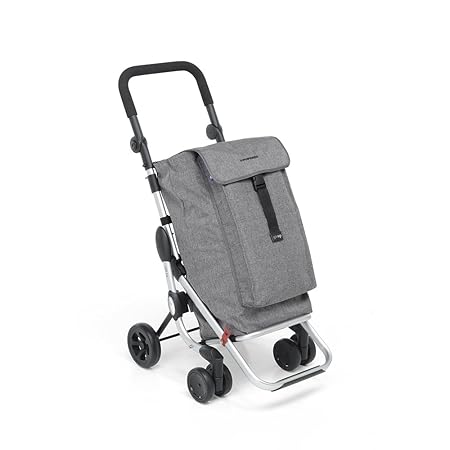 Foppapedretti „Go Up“-Einkaufsroller Grigio (Grey)