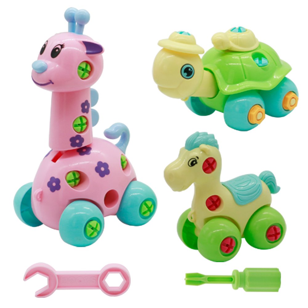 Nuheby Giochi Da Assemblare Animali Assemblare Animali Plastica Per Bambini Gioco Educativo 3,4,5,6 Anni