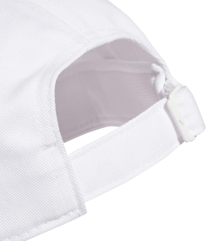 Unisex - Adulto Bball 3S New Logo Hat, White/Black, XS-S